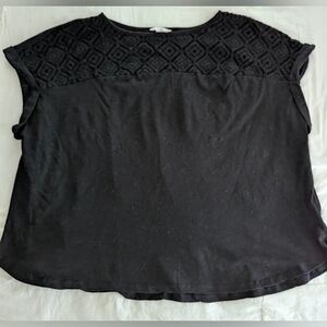 Terra & Sky Crochet Tee